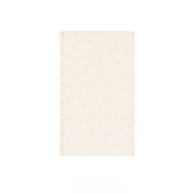 Ribbon Satin Double Faced Ivory (25mm*100Y)