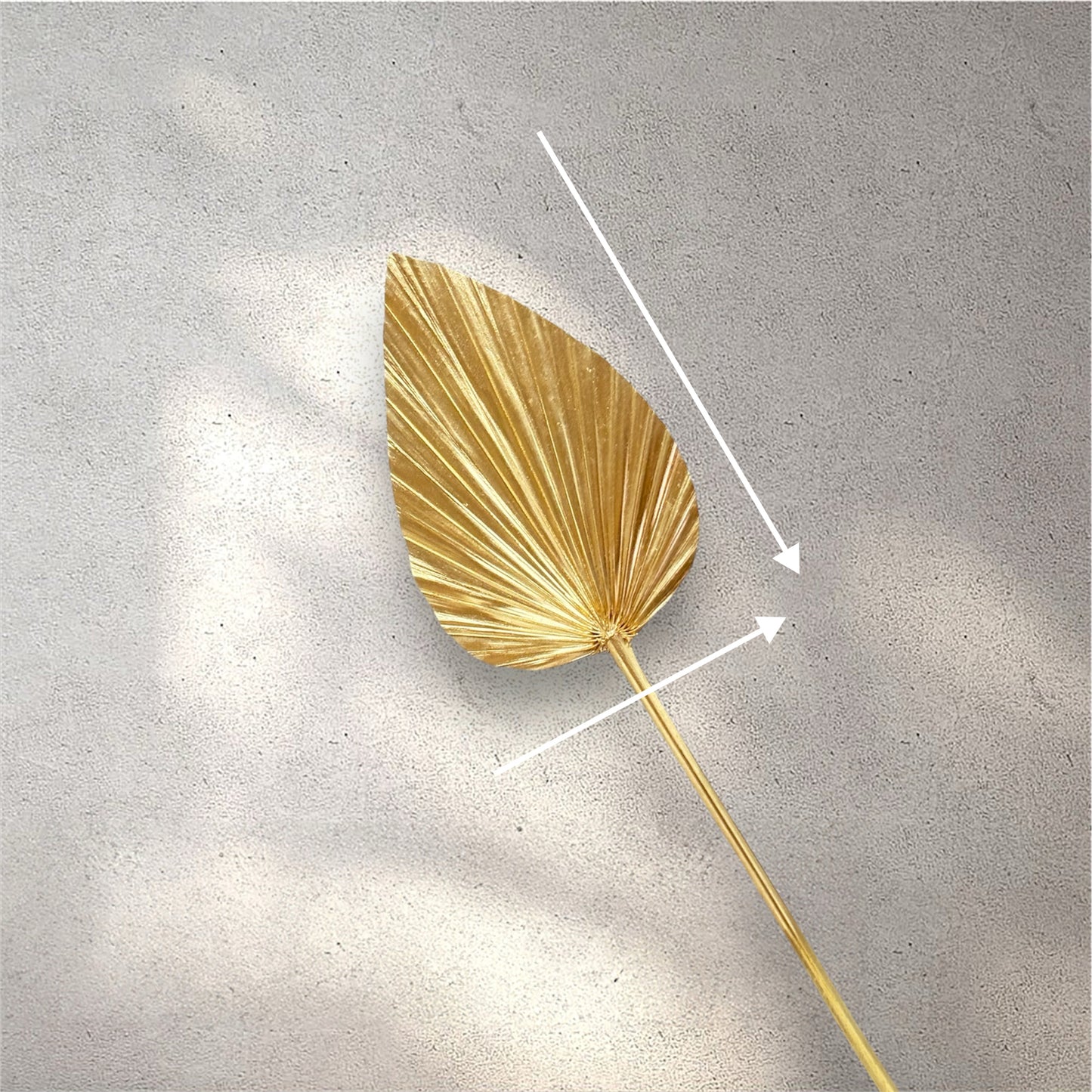 Small Palm Leaf Spray Gold