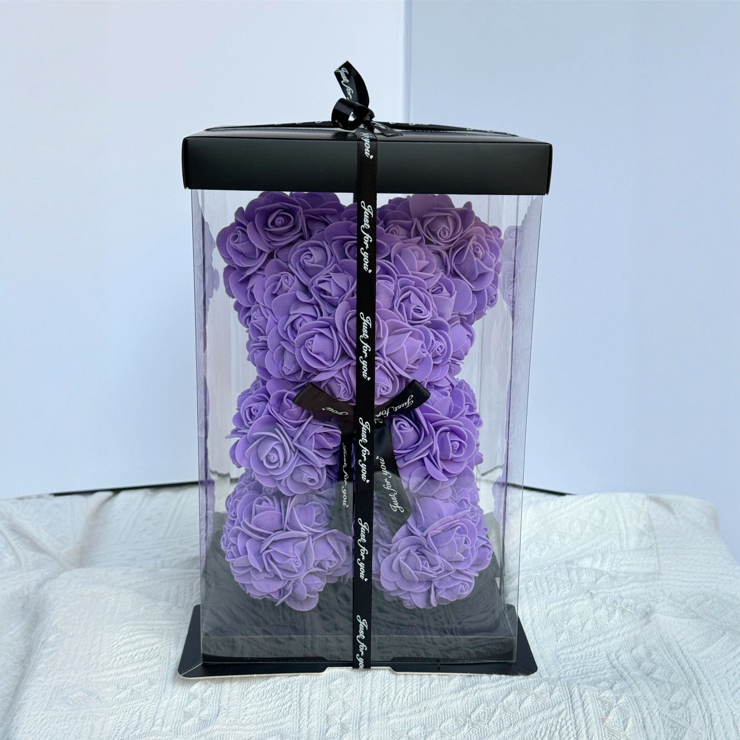 Rose Bear Purple (25cmH) Artificial Flower