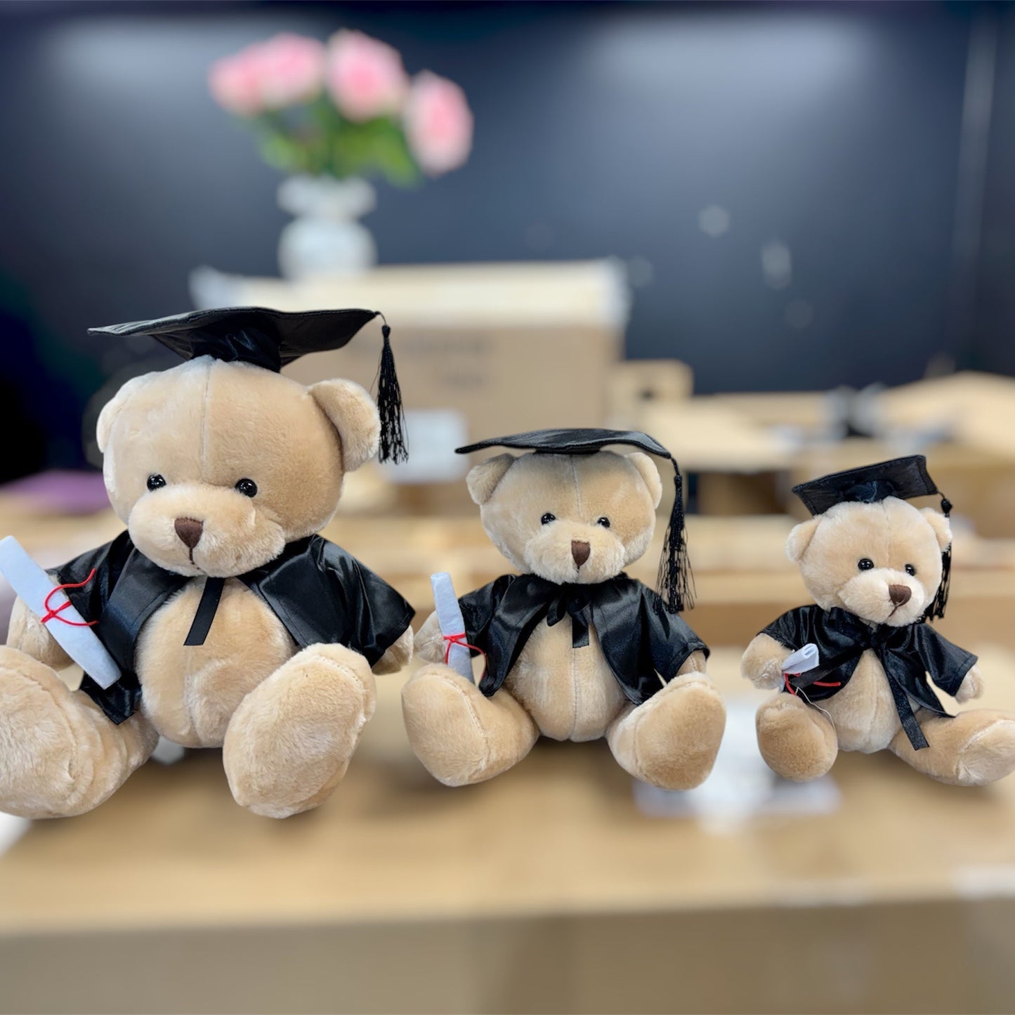 Graduation Teddy Bear (25cmST) Beige