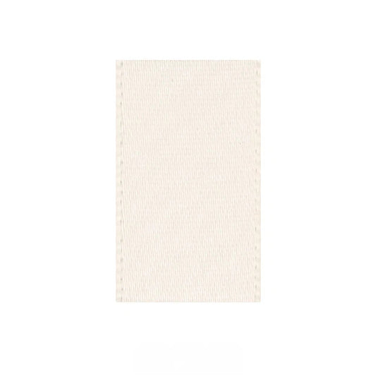 Ribbon Satin Double Faced Ivory (25mm*100Y)