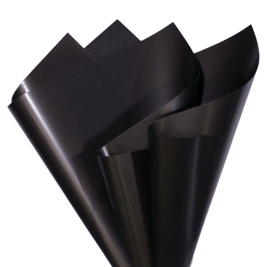 Cello Paper Black (50x70cm) 65mic Pk50