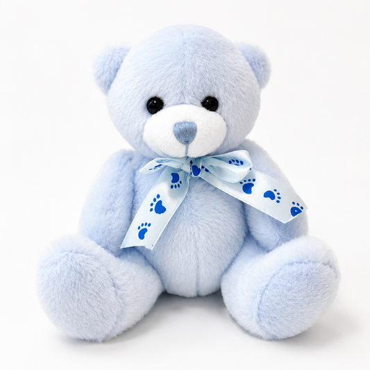 Baby Boy Teddy Bear (14cmST) Blue