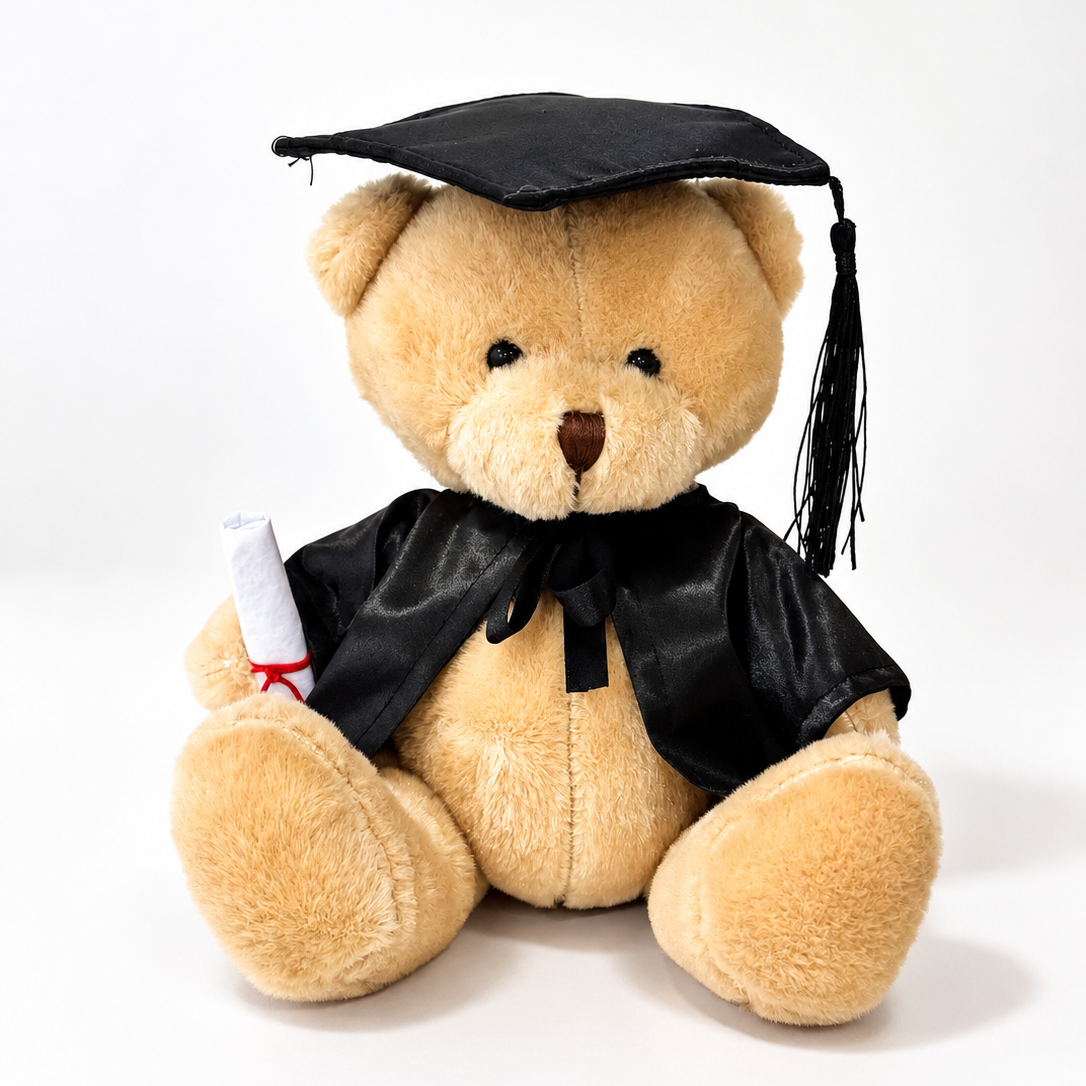 Graduation Teddy Bear (25cmST) Beige