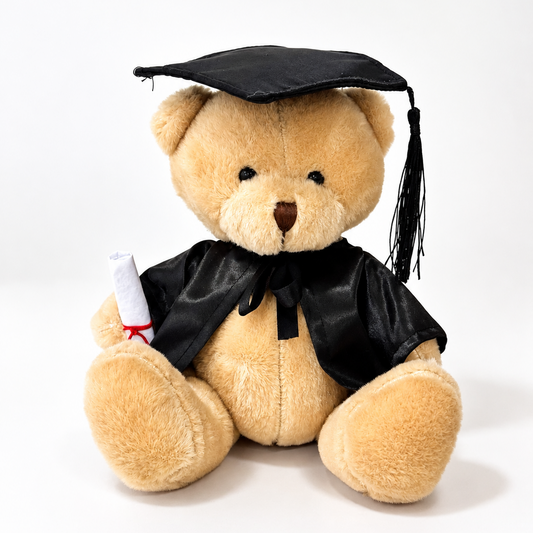 Graduation Teddy Bear (25cmST) Beige