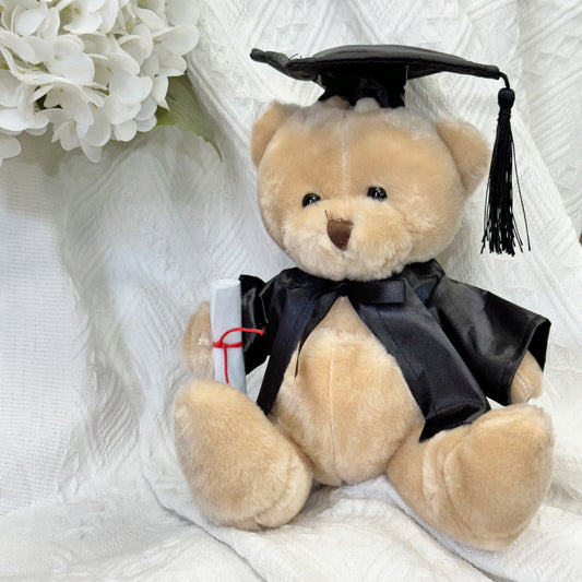 Graduation Teddy Bear Lt Brown (20cmST)