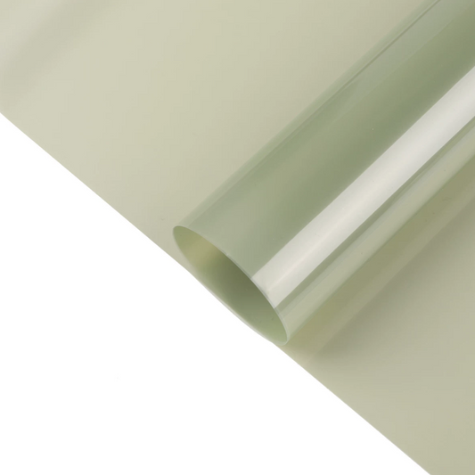 Coloured Cellophane Frosted Green Sheets 58x58cm 50 mic Pk50