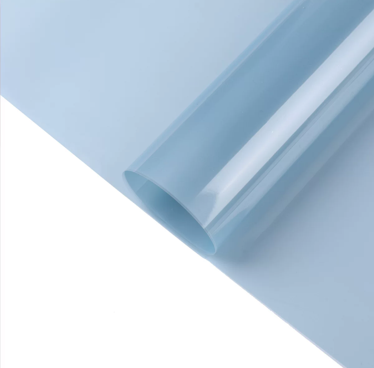 Coloured Cellophane Frosted Blue Sheets 58x58cm 50 mic Pk50