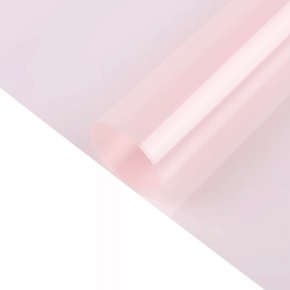 Coloured Cellophane Frosted Wrapping Paper (58x58cm) 50mic Pk20