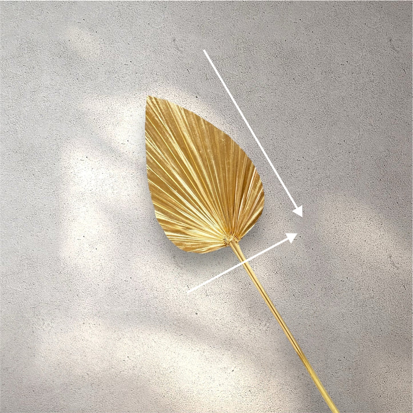 Small Palm Leaf Spray Gold Dried Flower