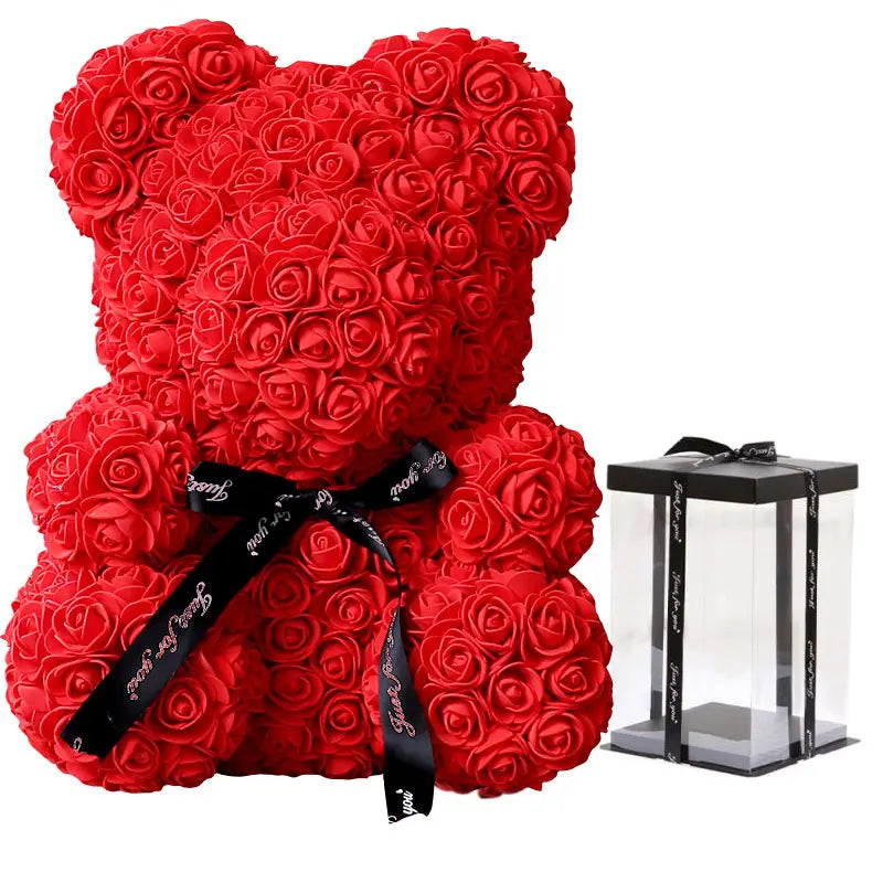 Rose Bear Red (40cmH) Artificial Flower