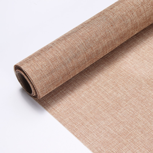 Faux Linen Mesh Wrapping Roll Light Brown 48x5Y