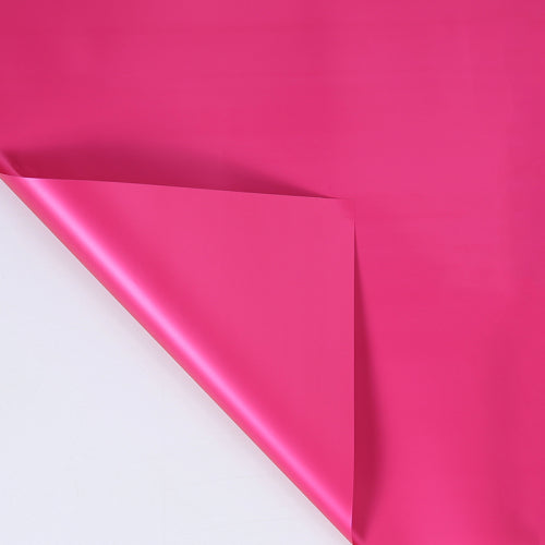 Cello Plain Wrapping Paper Fuchsia (58x58cm 65mic) Pack 50